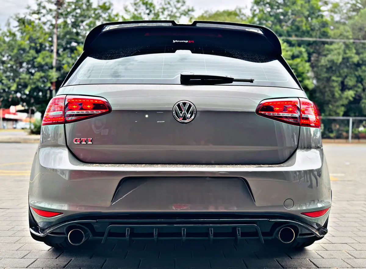 Vw Golf 7 Gti Ak Rear Diffuser Gloss Black No Led 1