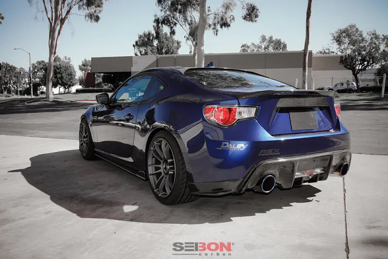 Seibon 12-13 Scion Frs Carbon Fiber Rear Fin Spoiler 1