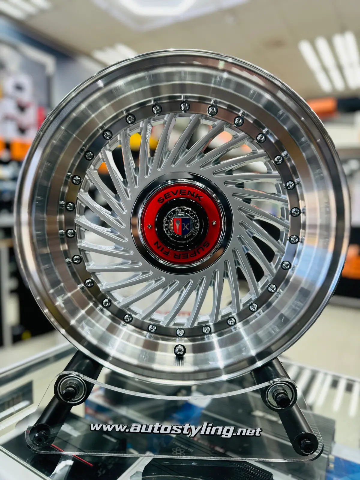 15” As- Superfin Silver  4/100 4/114  Wheels 1