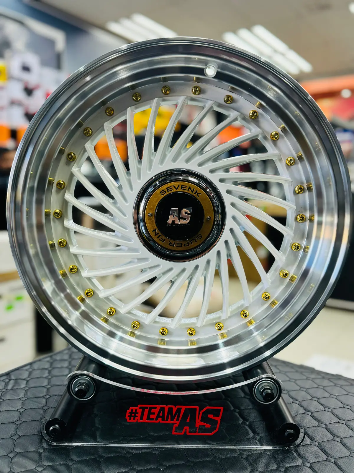 17” As Superfin (U) 4X100 & 5X100 White Wheels 1