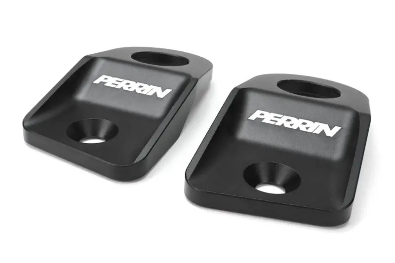 Perrin 15-21 Subaru Wrx / Sti Upper Radiator Bracket Set - Black 1
