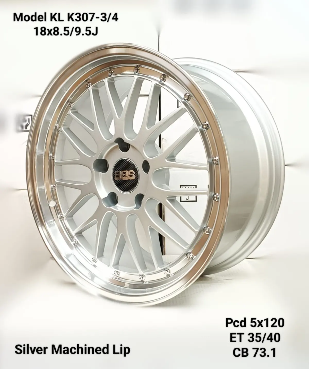 18” As-K307 Lm  ( 5X120 ) Silver 1