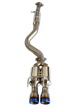 Invidia 2023+ Toyota Gr Corolla R400 Rolled Titanium Tip Cat-Back 2