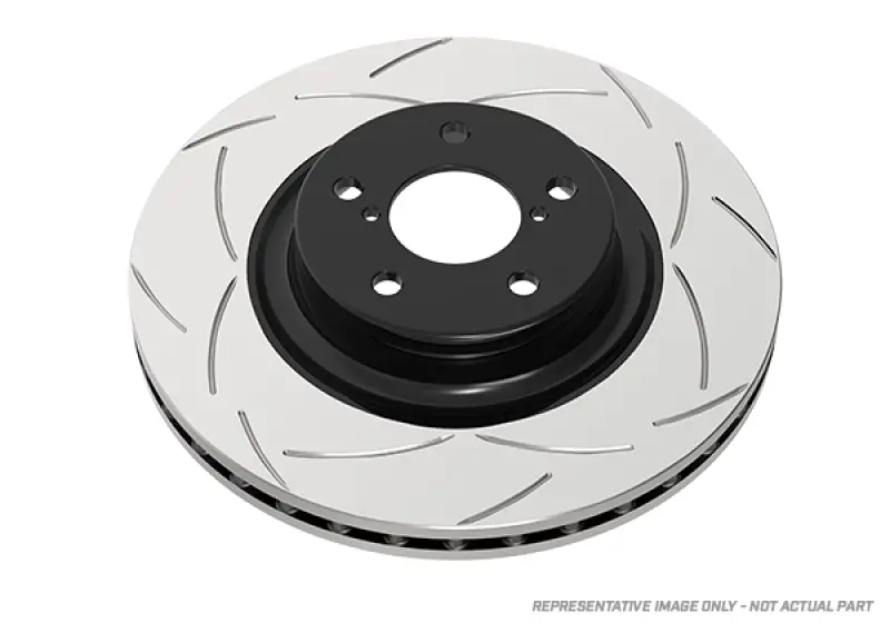 Dba 08-15 Mitsubishi Evo X Street T2 Slotted Front Brake Rotor 1