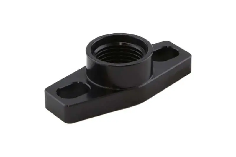 Turbosmart Billet Turbo Drain Adapter W/ Silicon O-Ring 38-44Mm Slotted Hole (Universal Fit) 1