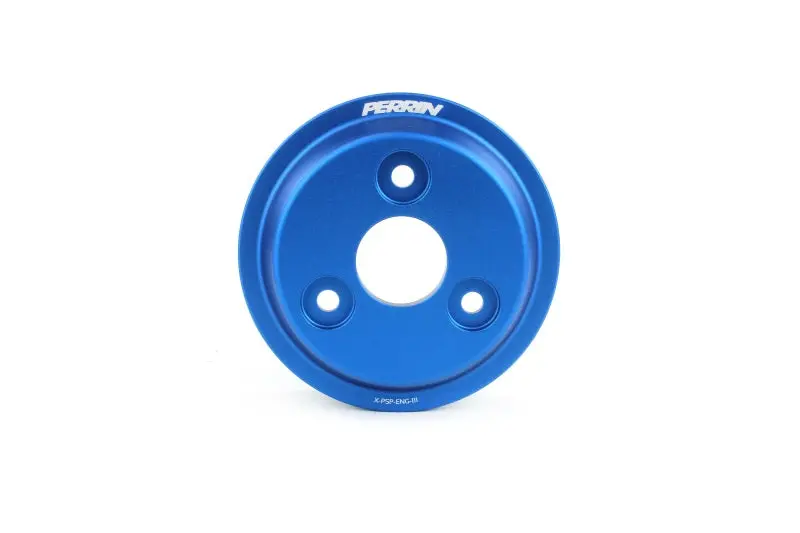 Perrin 15-22 Subaru Wrx / 14-18 Fxt / 18-21 Crosstrek Lightweight Water Pump Pulley - Blue 1