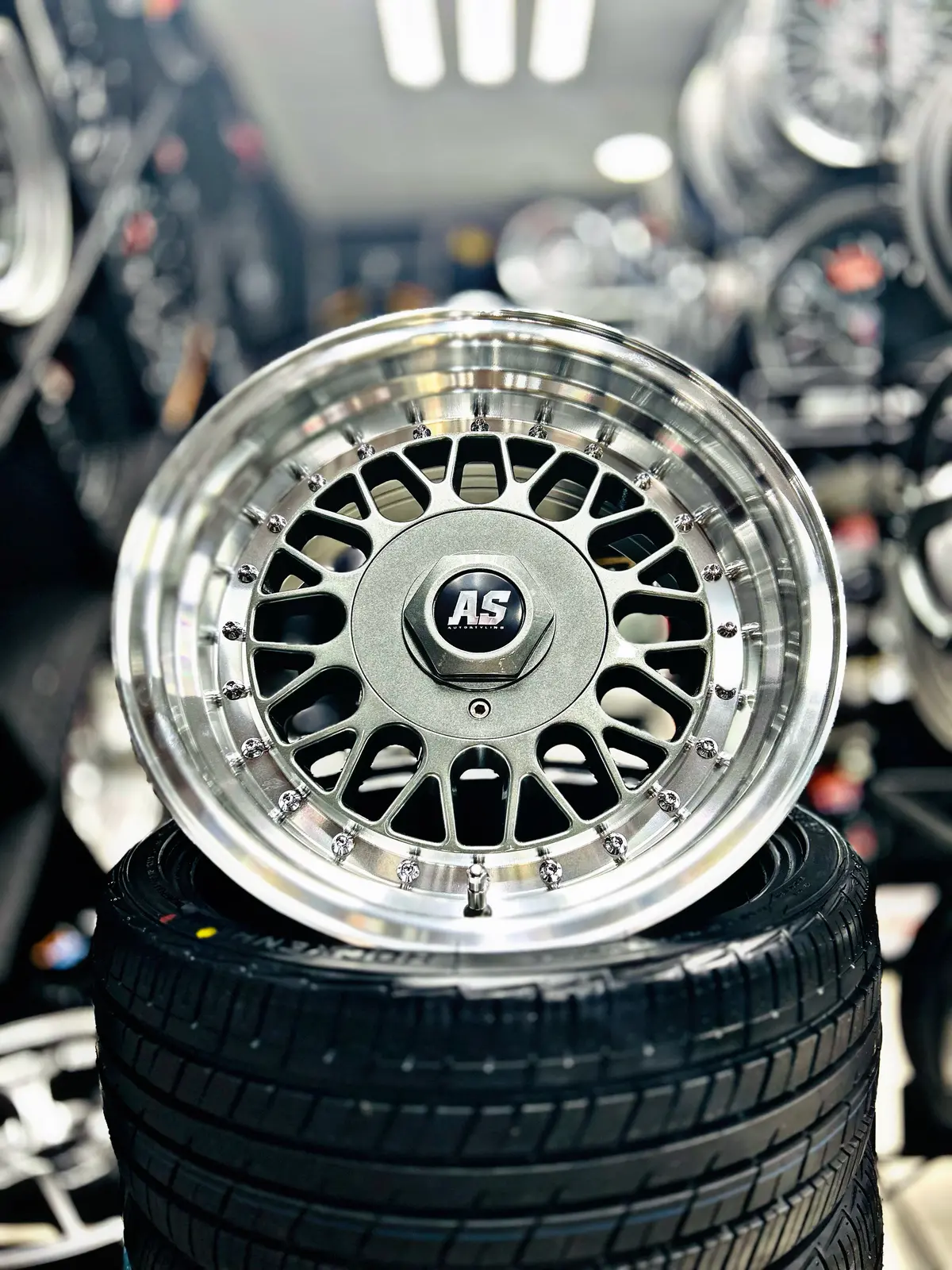 15” As- Blaze 4/100 4/108 Gunmetal 1