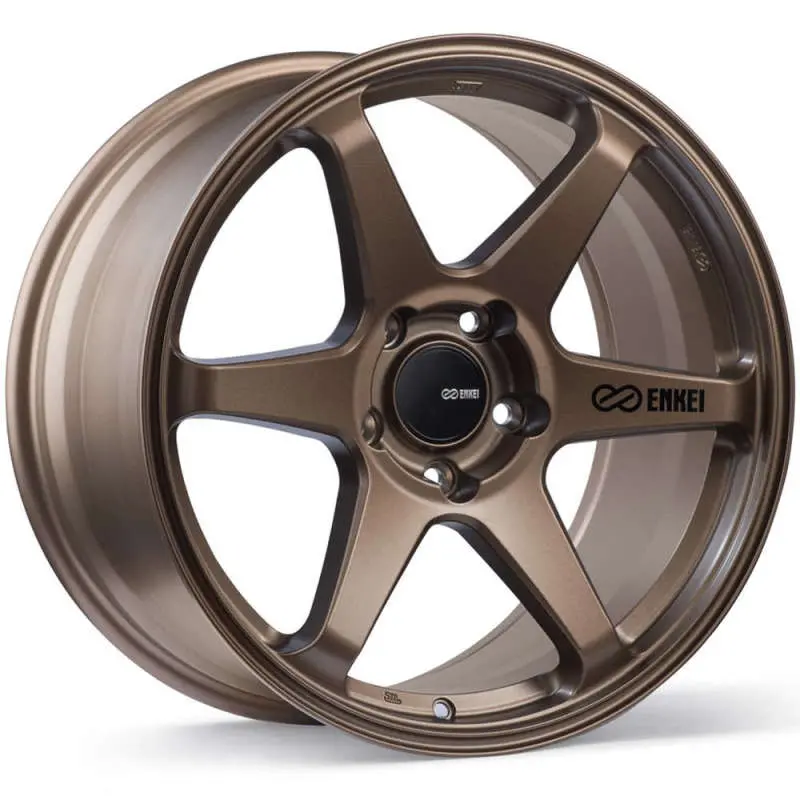 Enkei T6r 17X9 45Mm Offset 5X100 Bolt Pattern 72.6 Bore Matte Bronze Wheel 1