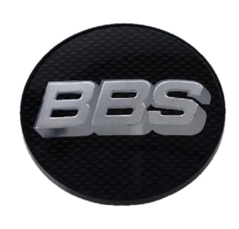 Bbs Center Cap 70.6Mm Carbon/Silver (5-Tab) 1