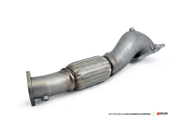 Ams Performance 08-15 Mitsubishi Evo X Widemouth Downpipe W/Turbo Outlet Pipe 2