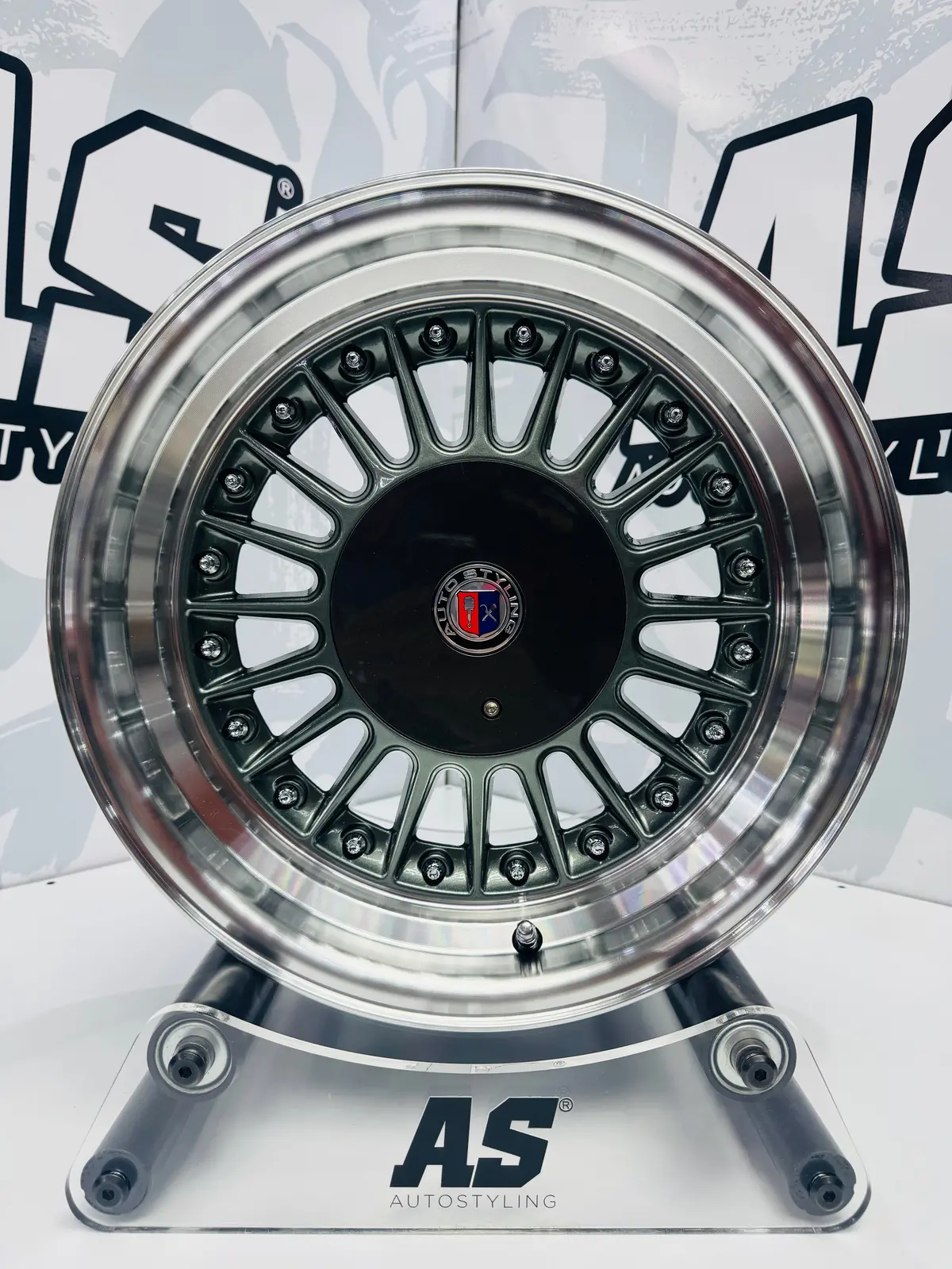 15” As- 7626 Alpina 5/100 & 5/114 Wheels Grey 1