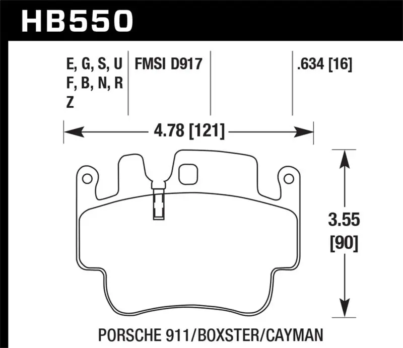 Hawk Performance Ceramic Street Brake Pads 1
