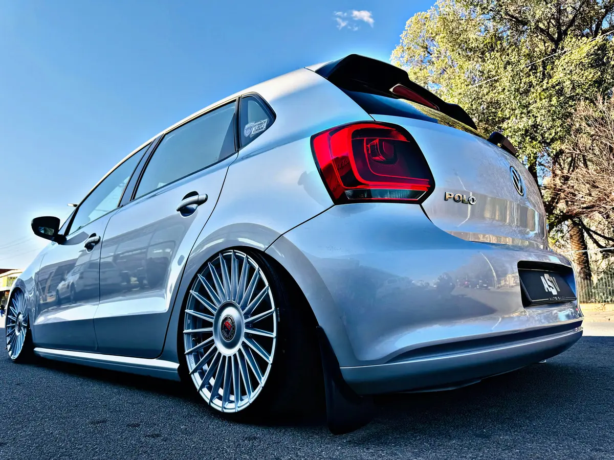 Polo 6 Gti Style Add On Spoiler Gloss Black 1