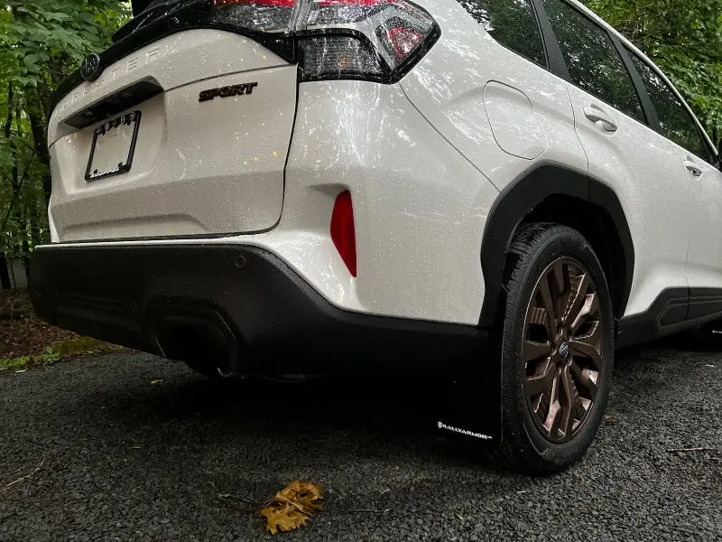 Rally Armor 2025 Subaru Forester Black Ur Mud Flap W/Metallic Black Logo 2