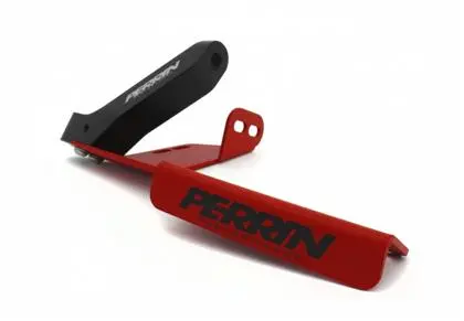 Perrin 08-12 Subaru Sti Hatchback / 11-12 Sti Sedan Master Cylinder Bracket - Red 1