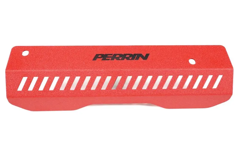 Perrin 22-25 Subaru Wrx Pulley Cover - Red (Short - For Use W/Perrin Aos) 1