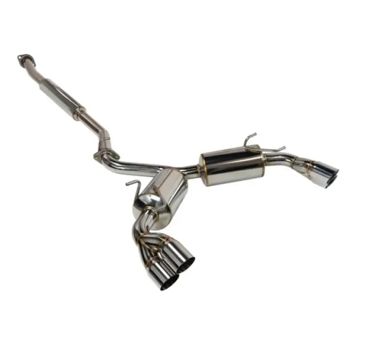 Remark Sports Touring Catback Exhaust, Toyota Gr86 / Subaru Brz 2022+, Stainless Steel Tip 1
