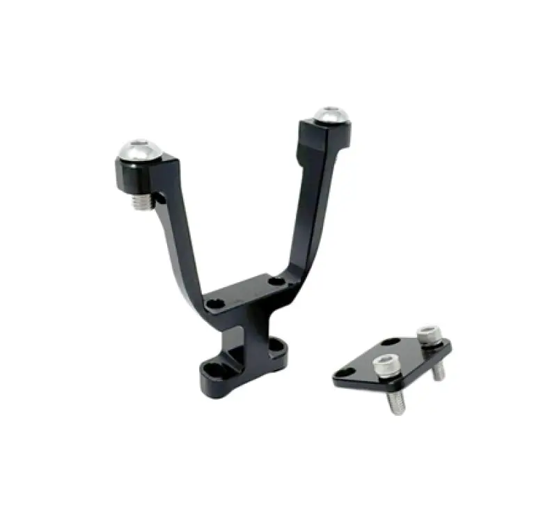 Torque Solution Subaru Sti 04-22 Coolant Expansion Tank Pedestal - Black 1
