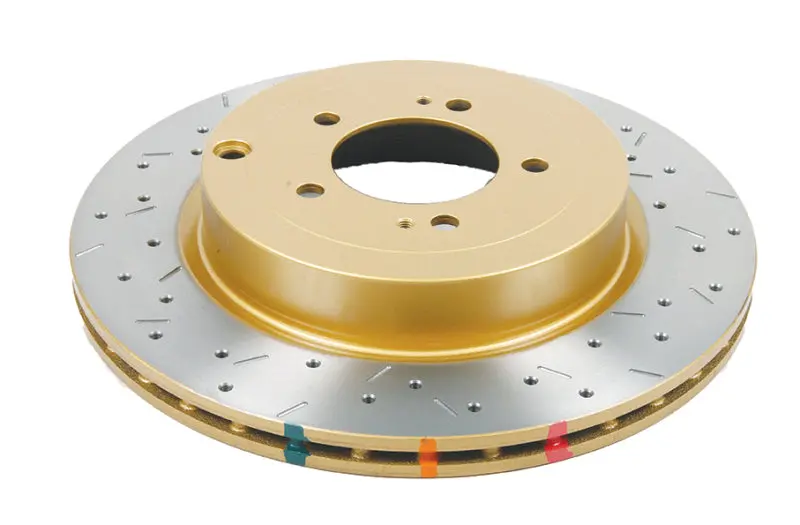 Dba 08+ Evo X Rear Drilled & Slotted 4000 Series Rotor 1