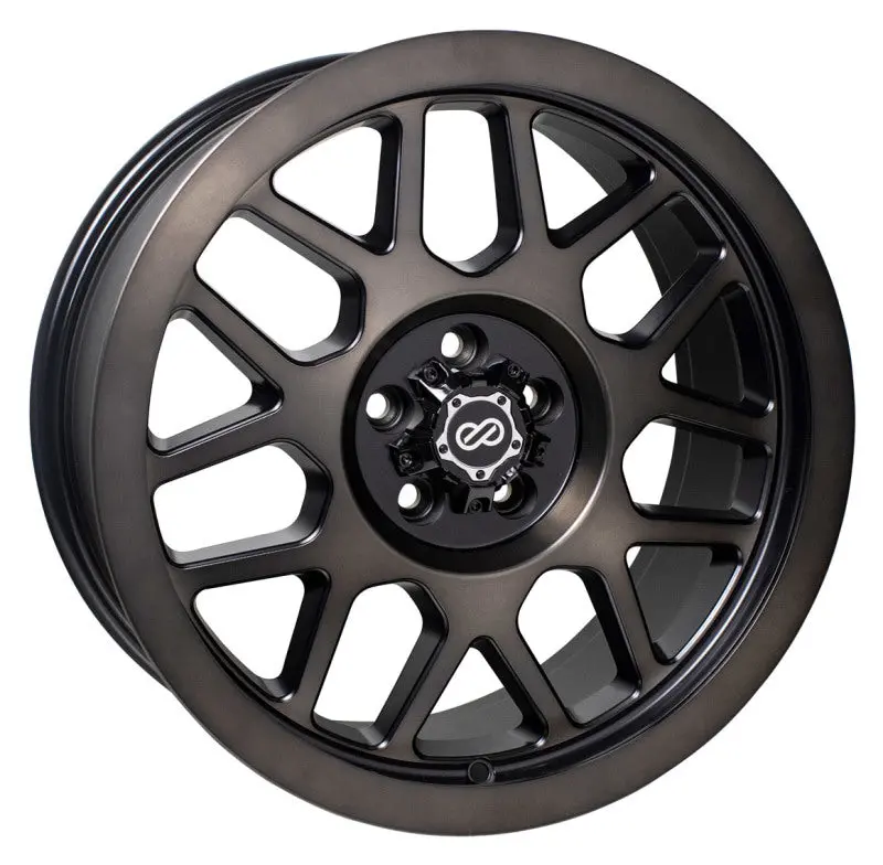 Enkei Matrix 17X8 5X100 30Mm Offset 71.6Mm Bore Brushed Black Wheel 1