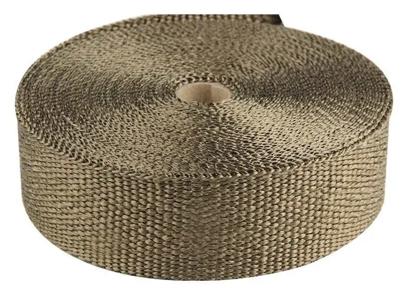 Torque Solution Exhaust Wrap Universal 2Inx50ft - Volcanic Rock 1