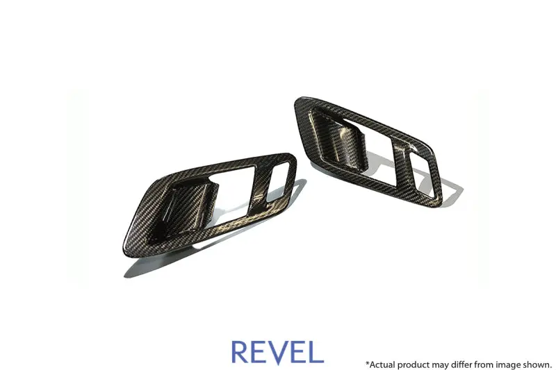 Revel Gt Dry Carbon Inner Door Handle Cover 2020 Toyota Gr Supra - 2 Pieces 1