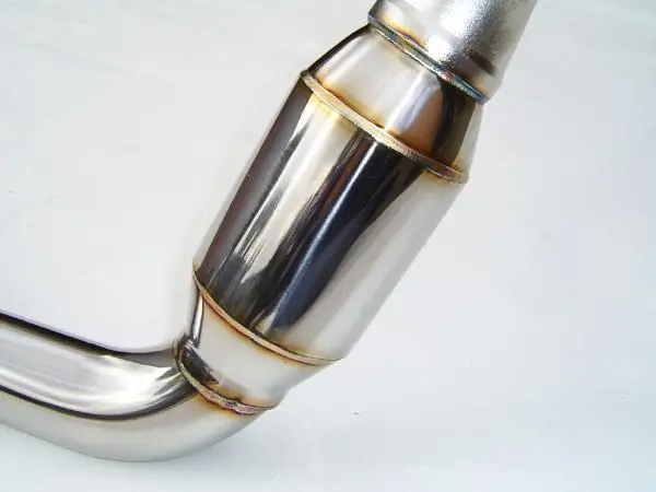 Invidia 02-07 Wrx/Sti Polished Divorced Waste Gate Downpipe With High Flow Cat 2