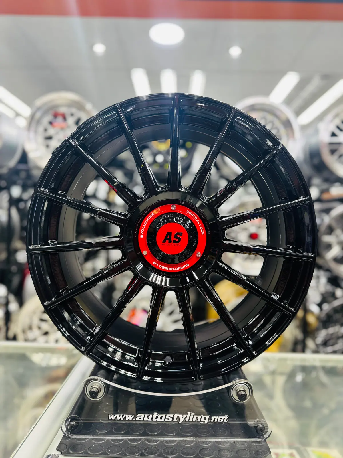 19” As-Superturismo  5/112 & 5X100 Multi Pcd  Gloss Black 1