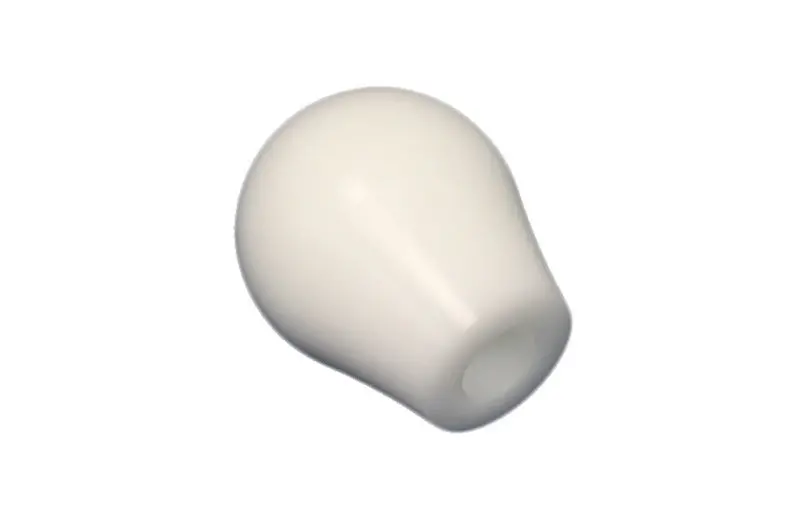 Torque Solution Delrin Tear Drop Shift Knob (White): Universal 10X1.25 1