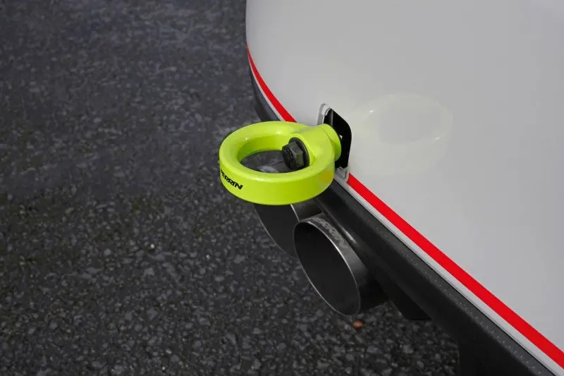 Perrin 15-21 Subaru Wrx/Sti Tow Hook Kit (Rear) - Neon Yellow 1