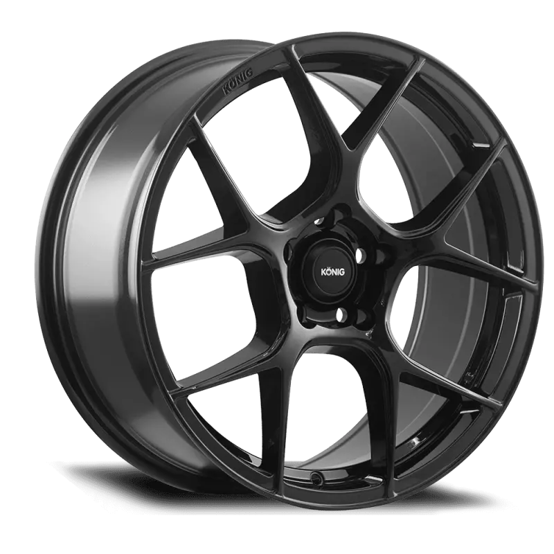 Konig Diverge 19X8.5 5X108 Et43 Gloss Black 1