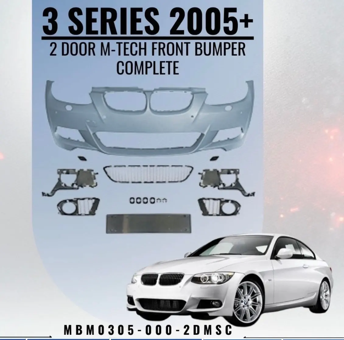 Bm E92 2Door Mtech Front Bumper Upgrade Preface2005-2009 1