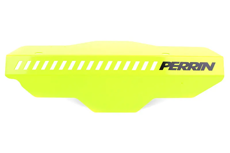 Perrin Subaru Neon Yellow Pulley Cover 1