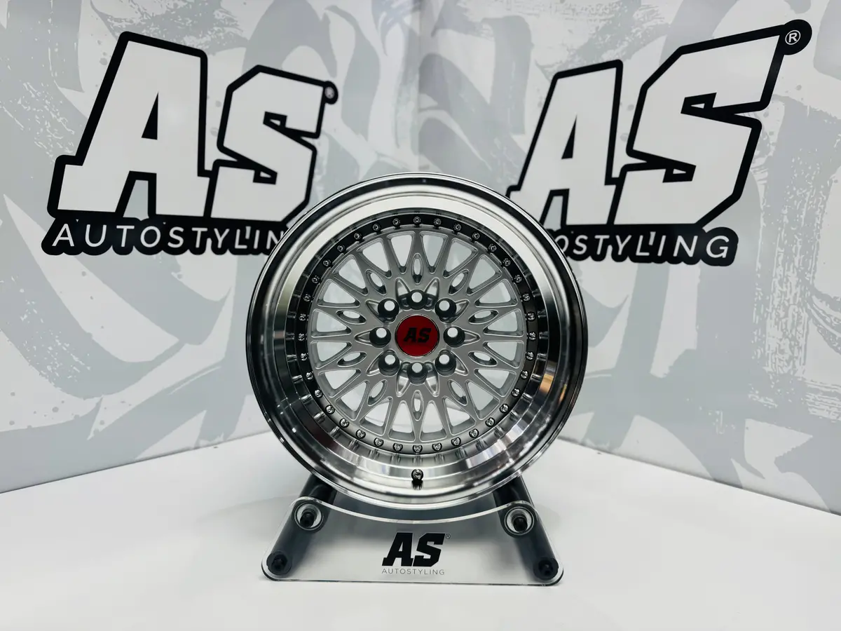 15” As-7162 Silver  4/100 4/108 Wheels 1