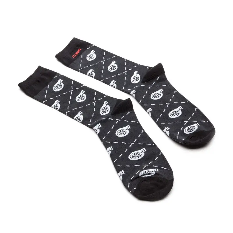 Cobb Tuning Crew Socks (Mens Standard Size Us 9-13) 1