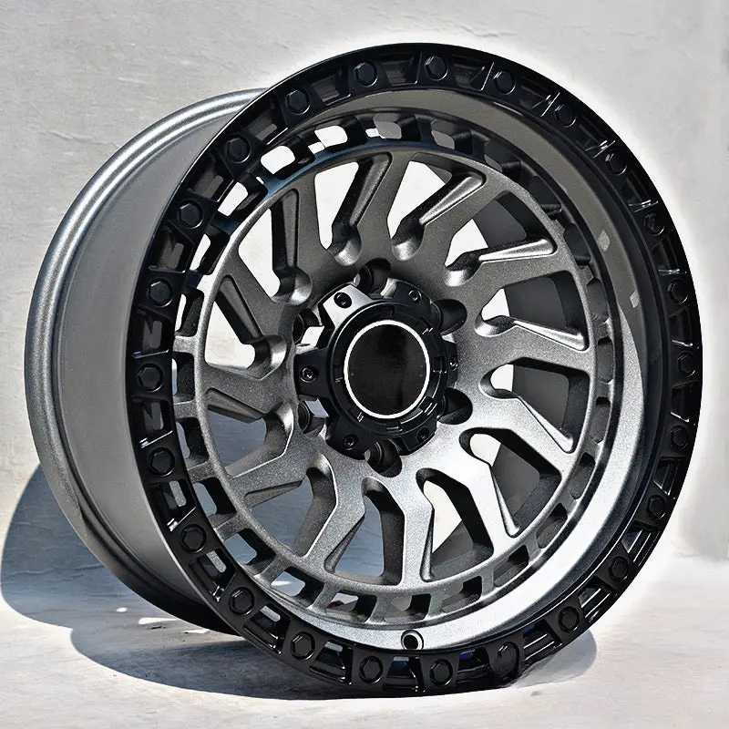 17” As-F87h973d Gm 4X4 Rims 6/139 Pcd Gunmetal 1