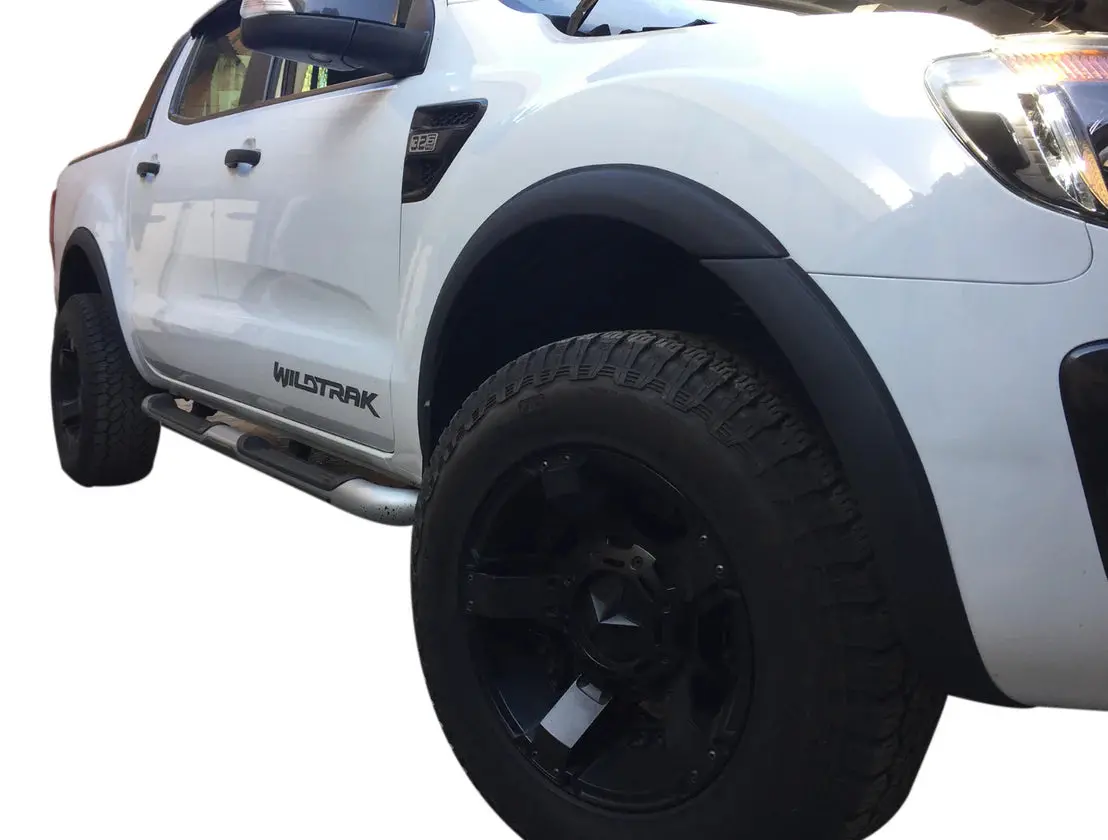 Ranger T6 2012-2015  Matt Black Slim Wheel Arches 1
