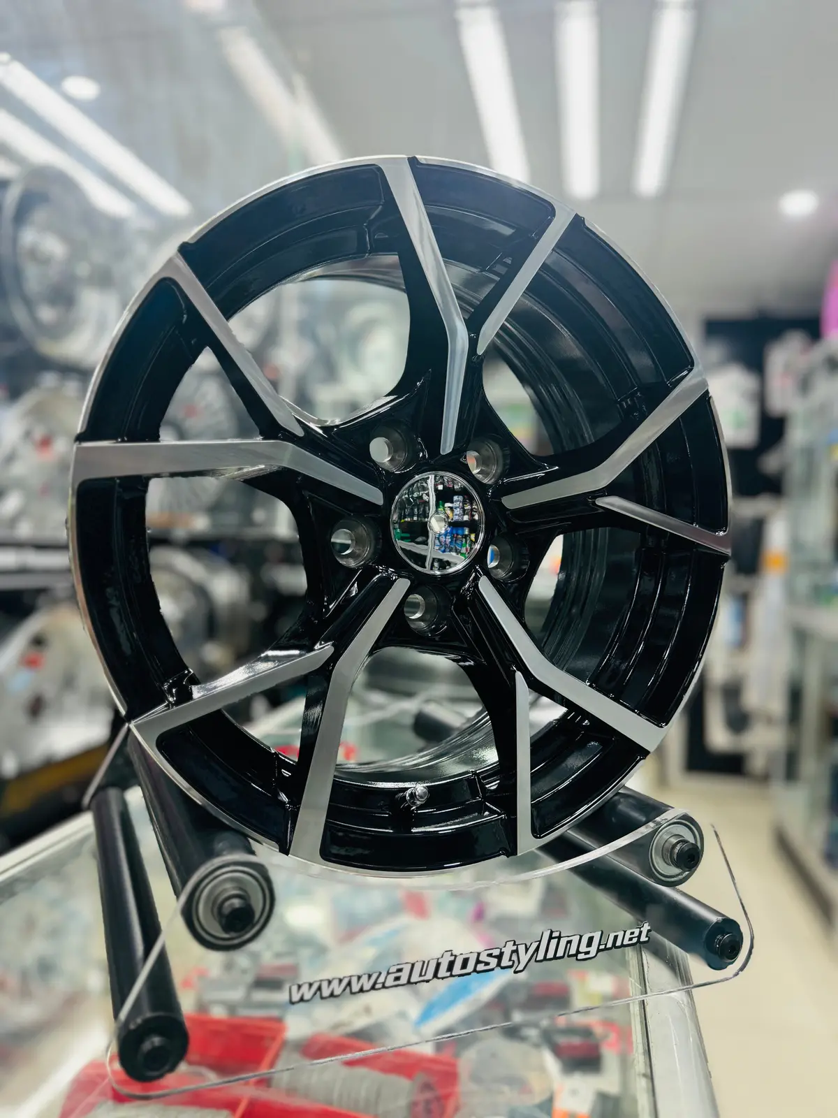 14” Polo M7049 Mk8r Blk  5X100 Rims 1