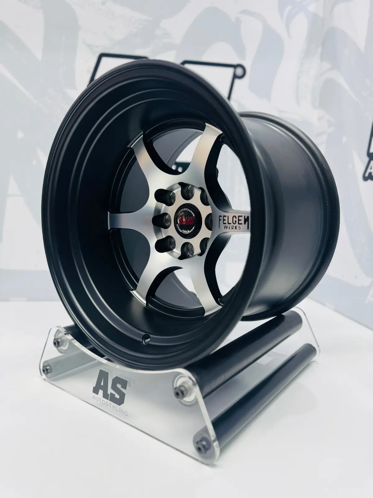 15” As-Sw401 9/10.5J 4/100 4/114 Matt Blk 1