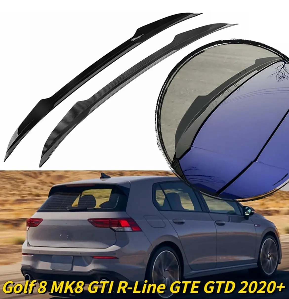 Vw Golf Mk 8 Gti/R Max Add On Roof Lip 1