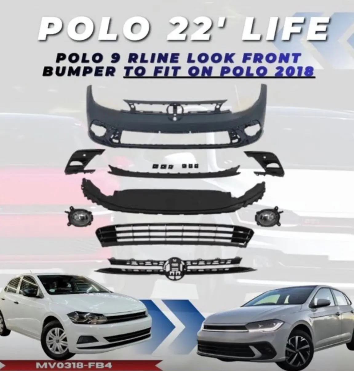 Polo 8 2018+ To 2023 Polo Life Facelift 1