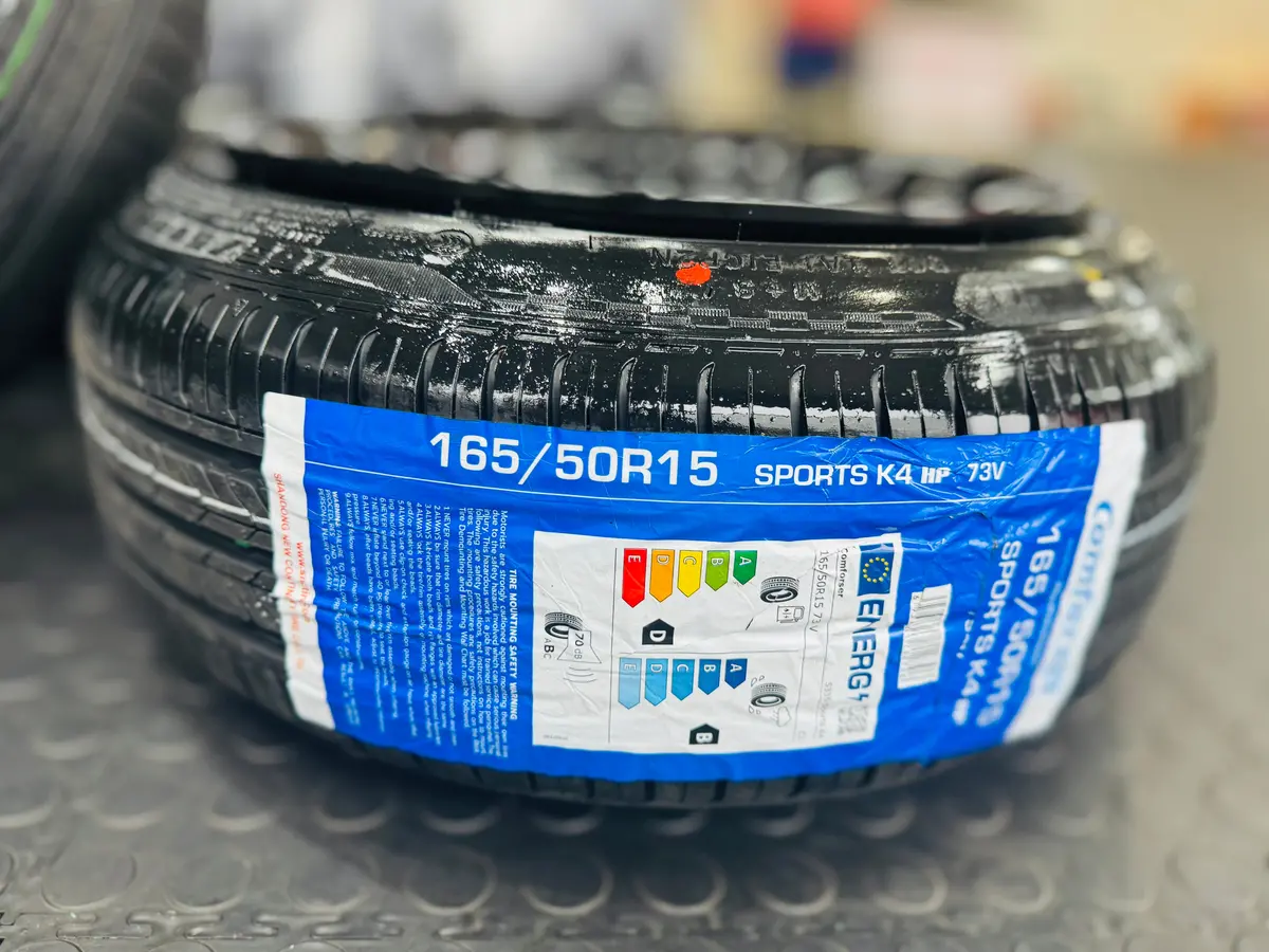 165/50/15 Comforser  Stretch Tyres 1
