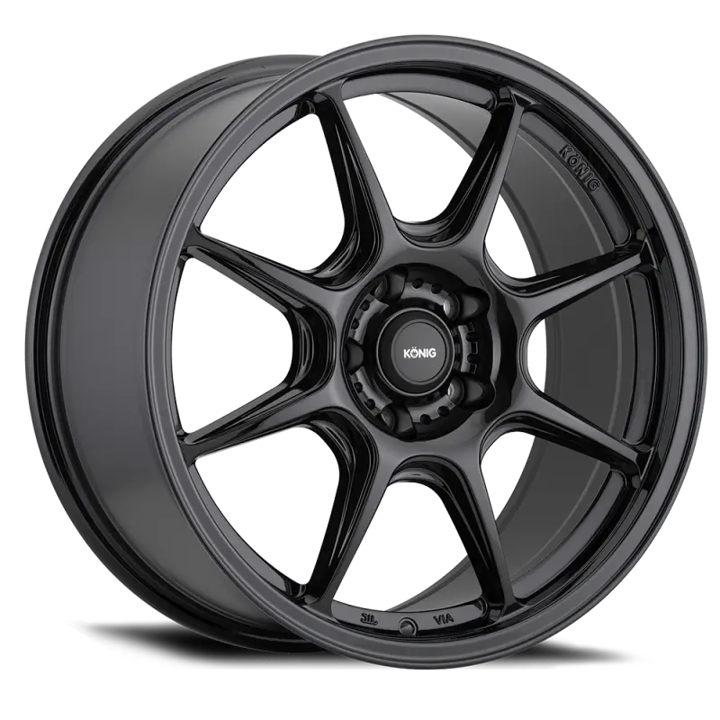 Konig Lockout 16X7.5 5X114.3 Et40 Gloss Black 1