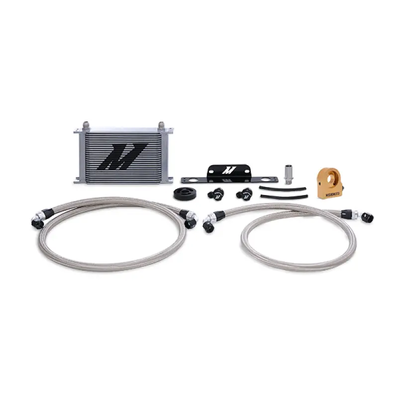 Mishimoto Thermostatic Oil Cooler Kit For 2010–2015 Chevrolet Camaro Ss – Silver Anodized 1