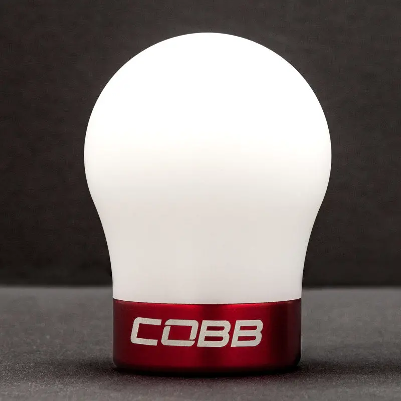 Cobb Volkswagen Red Base White Shift Knob 1