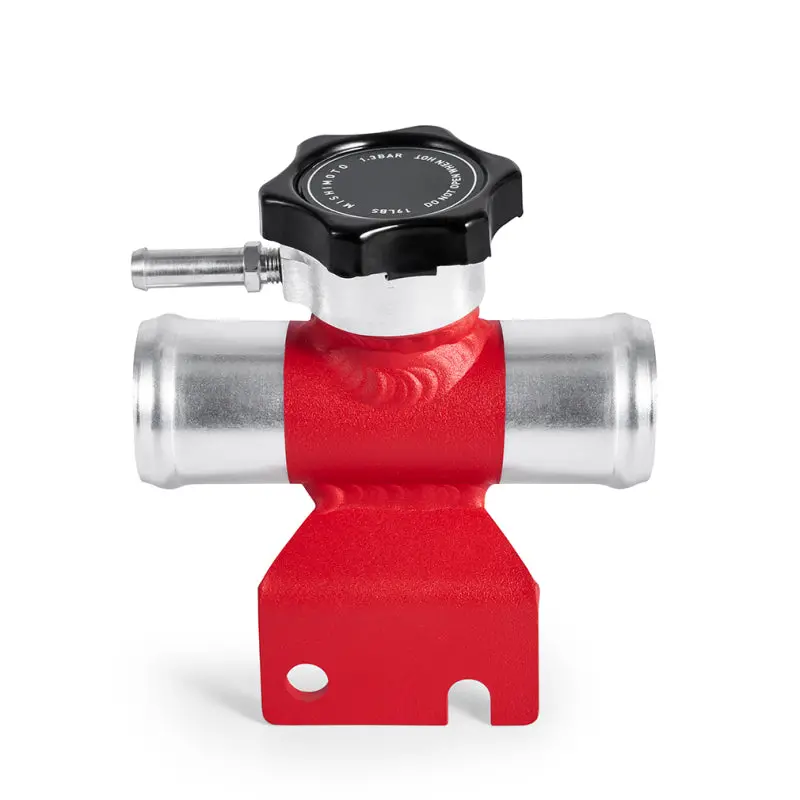 Mishimoto 08-15 Mitsubishi Lancer Evo X Coolant Fill Inlet - Red 1