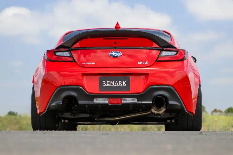 Remark Subaru 2022 Brz Catback Exhaust - R1 Spec Single - Exit Full Titanium 1