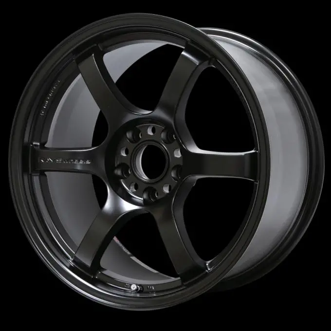 Gram Lights 57Dr 17X9.0 +38 5-114.3 Semi Gloss Black Wheel 1
