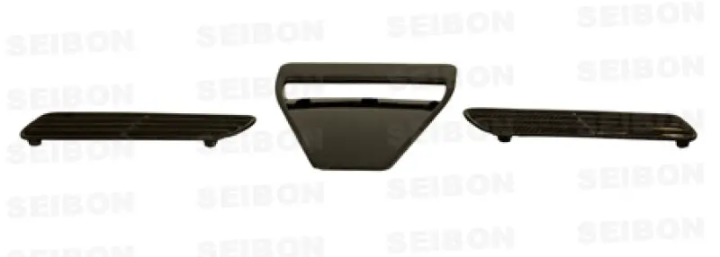 Seibon 08-09 Mitsubishi Evo X Carbon Fiber Hood Scoop - Only Fits Oem Hoods (Not Seibon Hoods) 1
