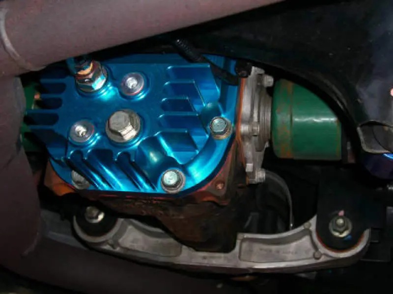 Cusco Rear Differential Cover Blue Increased Capacity Subaru Impreza Wrx Sti (R180 End) 1